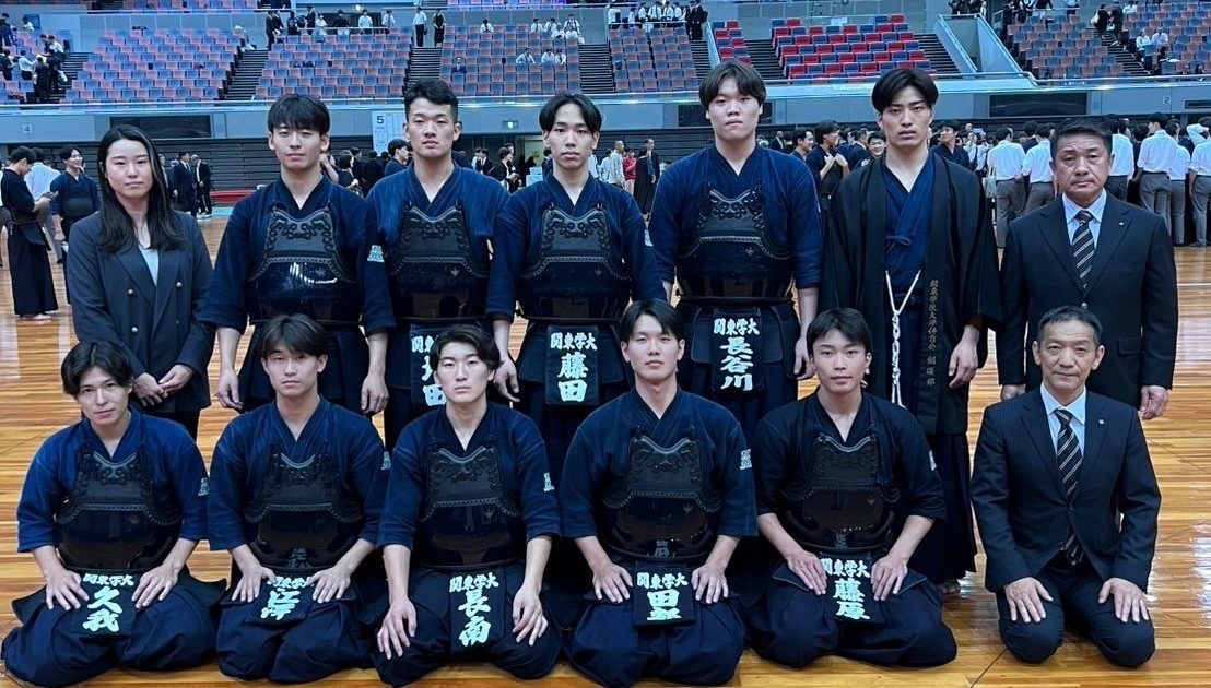 剣道部が第72回全日本学生剣道優勝大会の男子団体戦でベスト16に入賞